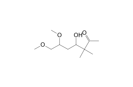 4-Hydroxy-3,3-dimethyl-6,7-dimethoxy-2-heptanone