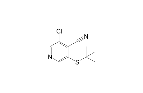 3-Chloro-5-tert-butylthio-4-pyridinecarbonitrile