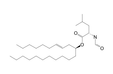 L-Leucine, N-formyl-, 1-(2-nonenyl)dodecyl ester, [S-(E)]-