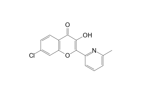 7-chloro-3-hydroxy-2-(6-methyl-2-pyridyl)chromone