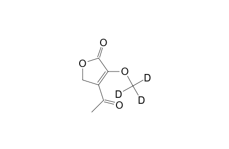 3-Trideuteromethoxy-4-acetyl-2(5H)-furanone