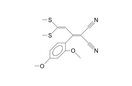 1,1-DICYANO-2-(2,4-DIMETHOXYPHENYL)-4,4-BIS-(METHYLTHIO)-1,3-BUTADIEN