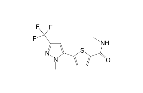 Thiophene-2-carboxamide, 5-(3-trifluoromethyl-1-methyl-5-pyrazolyl)-N-methyl-