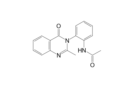 2'-(2-methyl-4-oxo-3(4H)-quinazolinyl)acetanilide