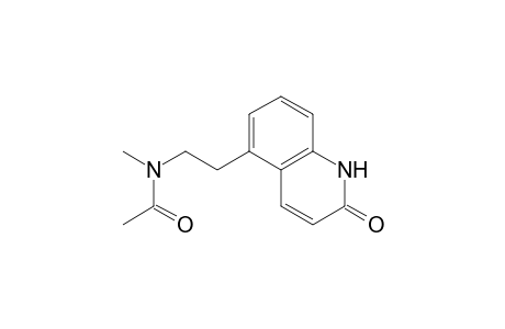 N-[2-(2-quinolon-5-yl)-ethyl]-N-methyl-acetamide