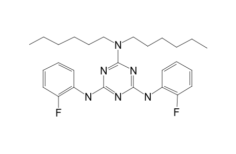 1,3,5-Triazine-2,4,6-triamine, N',N''-bis(2-fluorophenyl)-N,N-dihexyl-