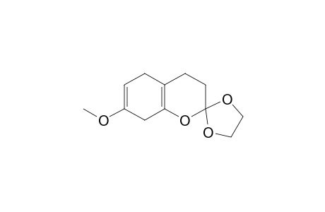 7-METHOXY-3,4,5,8-TETRAHYDROSPIRO-[2H-1-BENZOPYRAN-2,2'-[1,3]-DIOXOLAN]