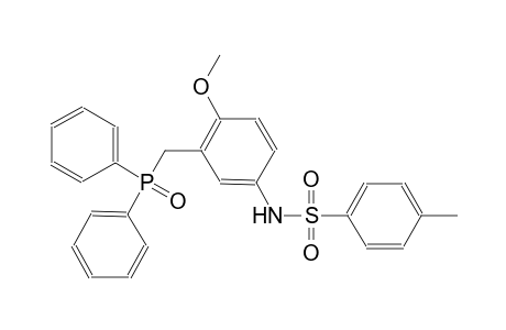 N-{3-[(diphenylphosphoryl)methyl]-4-methoxyphenyl}-4-methylbenzenesulfonamide