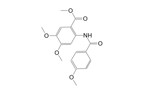 Methyl 4,5-dimethoxy-2-[(4-methoxybenzoyl)amino]benzoate