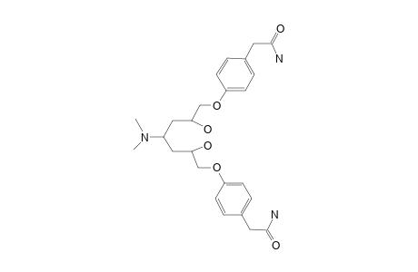 N,N-bis[3-(4'-Carbamoylmethylphenoxy)-2-hydroxypropyl]isopropylamine