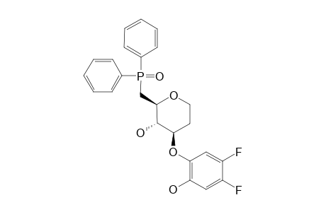 (2S,3S,4R)-4-(4,5-difluoro-2-hydroxyphenoxy)-2-[di(phenyl)phosphorylmethyl]oxan-3-ol