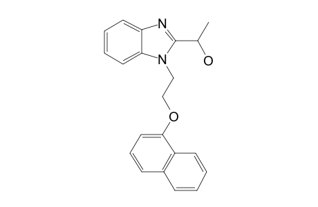 1H-1,3-Benzimidazole-2-methanol, .alpha.-methyl-1-[2-(1-naphthalenyloxy)ethyl]-