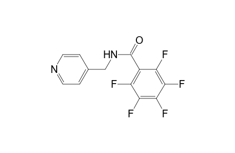 2,3,4,5,6-pentafluoro-N-(4-pyridinylmethyl)benzamide