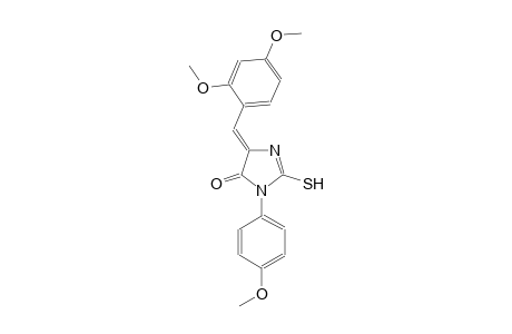 4H-imidazol-4-one, 5-[(2,4-dimethoxyphenyl)methylene]-3,5-dihydro-2-mercapto-3-(4-methoxyphenyl)-, (5Z)-