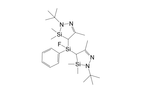 Bis(2-tert.-butyl-3,3,5-trimethyl-1,2-diaza-3-sila-5-cyclopentan-4-yl)-fluorophenylsilane