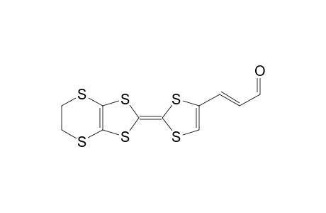 (E)-3-[2-(5,6-dihydro-[1,3]dithiolo[4,5-b][1,4]dithiin-2-ylidene)-1,3-dithiol-4-yl]prop-2-enal