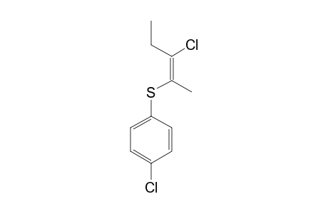 (E)-2-(4-CHLOROBENZENESULFENYL)-3-CHLORO-2-PENTENE