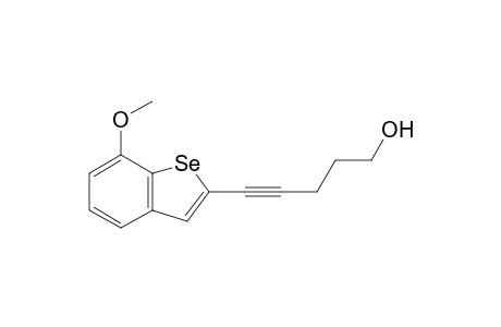 5-(7-Methoxybenzo[b]selenophen-2-yl)pent-4-yn-1-ol