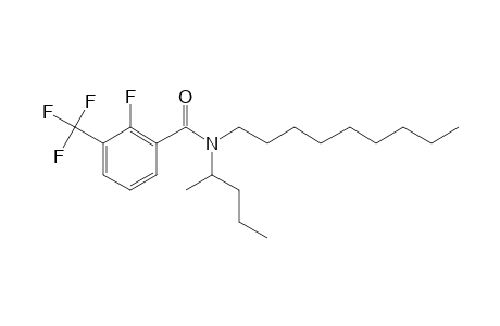 Benzamide, 2-fluoro-3-trifluoromethyl-N-(2-pentyl)-N-nonyl-