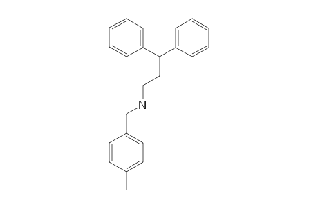 N-(3,3-DIPHENYLPROPYL)-N-(PARA-METHYL-BENZYL)-AMINE