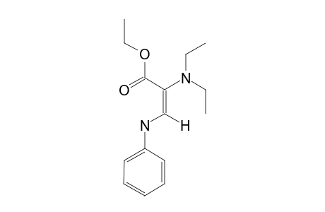 Ethyl (E)-2-diethylamino-3-phenylaminopropenoate