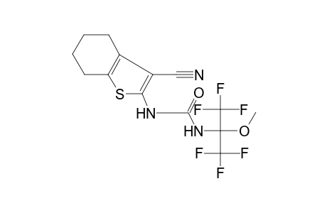 N-(3-Cyano-4,5,6,7-tetrahydro-1-benzothien-2-yl)-N'-[2,2,2-trifluoro-1-methoxy-1-(trifluoromethyl)ethyl]urea