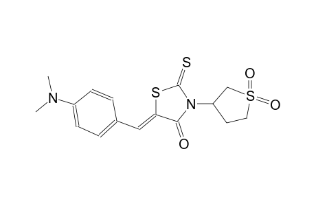 (5Z)-5-[4-(dimethylamino)benzylidene]-3-(1,1-dioxidotetrahydro-3-thienyl)-2-thioxo-1,3-thiazolidin-4-one