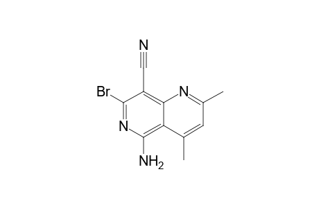 5-Amino-7-bromo-8-cyano-2,4-dimethyl-1,6-naphthyridine