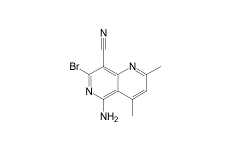 5-Amino-7-bromo-8-cyano-2,4-dimethyl-1,6-naphthyridine