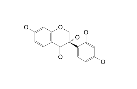 (3R)-4'-METHOXY-2',3,7-TRIHYDROXYISOFLAVANONE