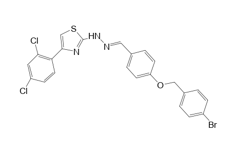 4-[(4-Bromobenzyl)oxy]benzaldehyde [4-(2,4-dichlorophenyl)-1,3-thiazol-2-yl]hydrazone