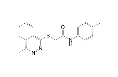 acetamide, N-(4-methylphenyl)-2-[(4-methyl-1-phthalazinyl)thio]-