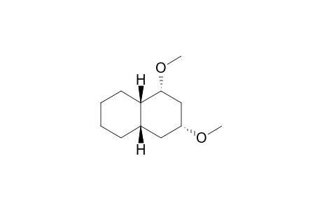 Naphthalene, decahydro-1,3-dimethoxy-, (1.alpha.,3.alpha.,4a.beta.,8a.beta.)-