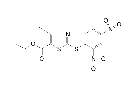2-[(2,4-dinitrophenyl)thio]-4-methyl-5-thiazolecarboxylic acid, ethyl ester
