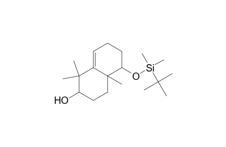 5-(tert-Butyldimethylsiloxy)-9-hydroxy-6,10,10-trimethylbicyclo[4.4.0]dec-1-ene