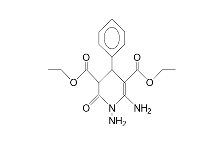 1,6-Diamino-1,2,3,4-tetrahydro-2-oxo-4-phenyl-py ridine-3,5-dicarboxylic acid, diethyl ester