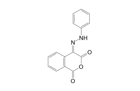(o-CARBOXYPHENYL)GLYOXYLIC ACID, CYCLIC ANHYDRIDE, 2-(PHENYLHYDRAZONE)