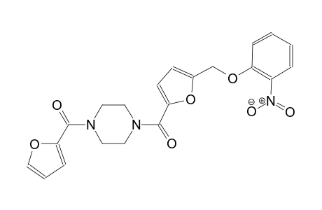 1-(2-furoyl)-4-{5-[(2-nitrophenoxy)methyl]-2-furoyl}piperazine