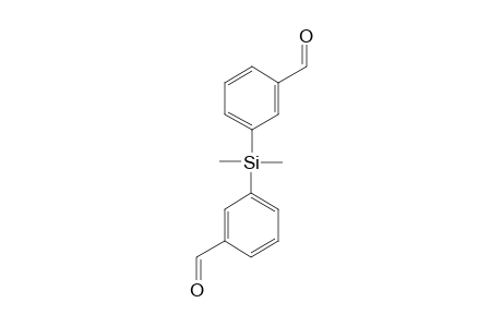 SI,SI-DIMETHYL-3,3'-SILANEDIYL-BIS-BENZALDEHYDE