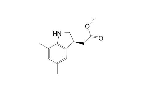 (S)-Methyl 2-(5,7-dimethylindolin-3-yl)acetate