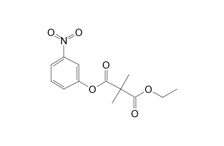 Dimethylmalonic acid, ethyl 3-nitrophenyl ester