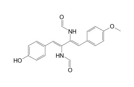 (Z,Z)-N,N'-[1-[(4-hydroxyphenyl)methylene]-2-[(4-methoxyphenyl)methylene-1,2-ethanediyl]bis-formamide