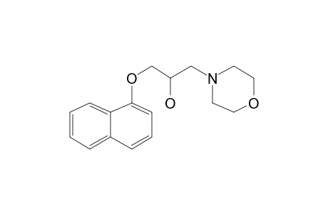 1-Morpholin-4-yl-3-(naphthalen-1-yloxy)propan-2-ol