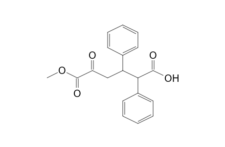 2-Oxo-4,5-diphenyladipic acid, methyl ester