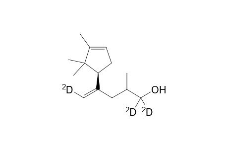 2-Methyl-4-[2',2',3'-trimethylcyclopent-3'-en-1'-yl]-(1,1,5-trideuterio)pent-4-en-1-ol