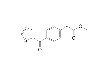 p-(2-thenoyl)hydratropic acid, methyl ester