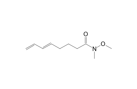 N-Methyl-N-(methoxy)-5,7-octadienamide