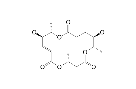 (4R,7E,9R,10S,15R,16S)-4,10,16-trimethyl-9,15-bis(oxidanyl)-1,5,11-trioxacyclohexadec-7-ene-2,6,12-trione