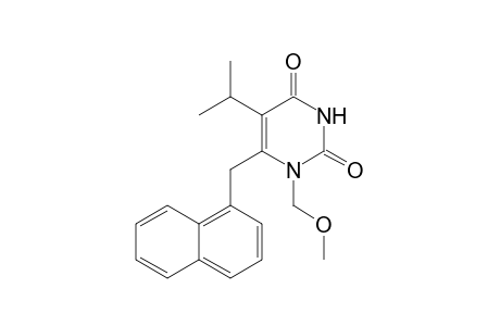 1-METHOXYMETHYL-5-ISOPROPYL-6-(1-NAPHTHYLMETHYL)-URACIL