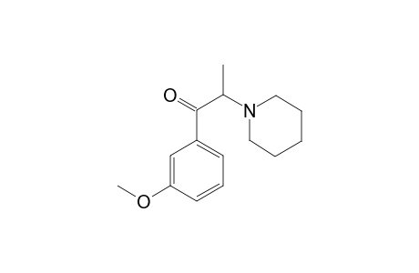 1-(3-Methoxyphenyl)-2-(piperidin-1-yl)propan-1-one